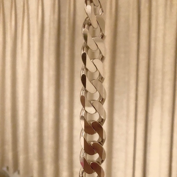 925 sterling silver Cuban Link Bracelet Brand New! - Picture 11 of 11